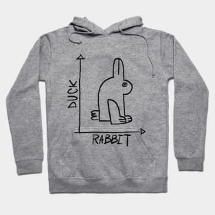 Duck Rabbit optical illusion Hoodie